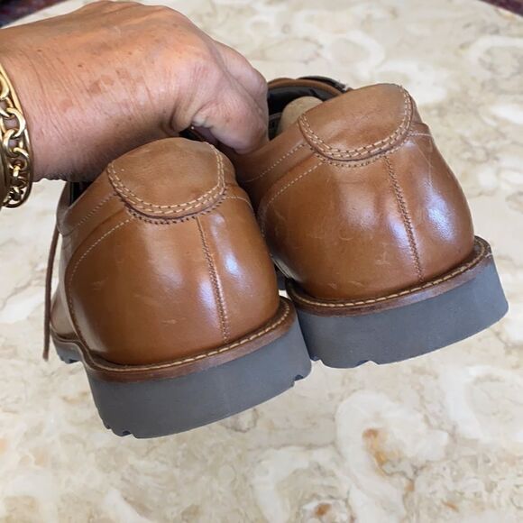 Rockport Colben Shock Absorbing Leather Oxfords - Picture 4 of 11